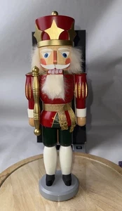 Vintage Christian Ulbricht Red King Nussknacker 15 Zoll - Bild 1 von 6
