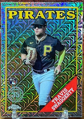 TRAVIS SWAGGERTY • 2023 Topps Update • Silver Pack • RC • 1988 MOJO Refractor - Image 1 of 3