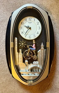 Rhythm Small World Musical Motion Wall Clock – Model 4MH691-R02 “Bicycle World” - Picture 1 of 6