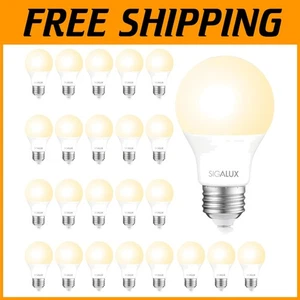 A19 LED Light Bulbs 60 Watt Equivalent,Non-Dimmabl - Picture 1 of 8