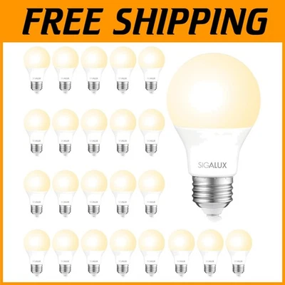 A19 LED Light Bulbs 60 Watt Equivalent,Non-Dimmabl - Image 1 of 4