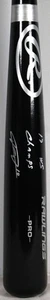 Yuli Gurriel Autographed Black Rawlings Pro Bat w/17 WS Champs-JSA W *Silver - Picture 1 of 10