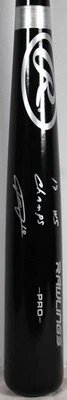 Yuli Gurriel Autographed Black Rawlings Pro Bat w/17 WS Champs-JSA W *Silver - Image 1 of 4