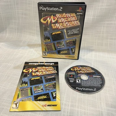 Sony PlayStation 2 Midway Arcade Treasures ~ Complete CIB for PS2 ~ Tested - Image 1 of 4