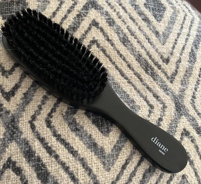 Escova de cabelo 100% cerdas de javali antifrizz para homens e mulheres cabo macio couro cabeludo taco - Imagem 1 de 4
