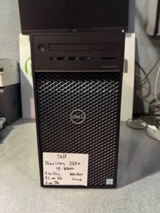 Dell Precision 3630 intel i5 8600 8th gen 3.10ghz 32GB 1TB GB HDD DVDRW Linux - Picture 1 of 10