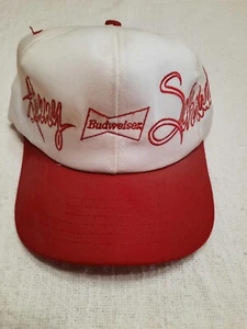 Gorra de béisbol bordada Kenny Schrader Budweiser - Imagen 1 de 5