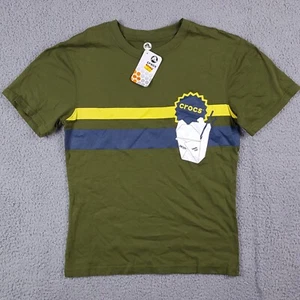 Crocs Chinese Takeout Food Ramen Noodle Youth Size M Kids Short Sleeve T Shirt - Picture 1 of 6