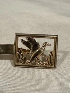 vintage swank Tie Clip Goose Gold Tone A15 - Picture 1 of 5