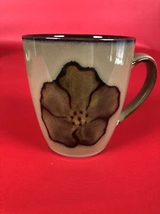 Pfaltzaraff Cup Painted Poppies (1) brown inside brown Poppy on one side - Picture 1 of 3