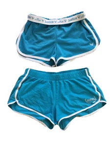 JUSTICE Girls size 18 GYM SHORTS LOT - Picture 1 of 4