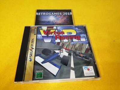 VIRTUA RACING  SEGA SATURN SS SPINE CARD + REG CARD - Image 1 of 4