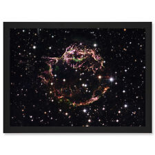 Hubble Space Telescope Supernova Remnant Cassiopeia March 2004 Framed Art A3
