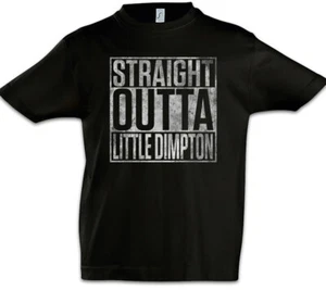 Straight Outta Little Dimpton Kids Boys T-Shirt The Benny Hill Fun Show - Picture 1 of 1
