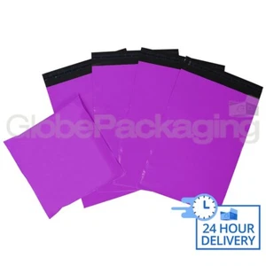1000 bolsas de franqueo postales de correo púrpura fuerte 12""x16"" (300x400mm) 24HRS - Imagen 1 de 5