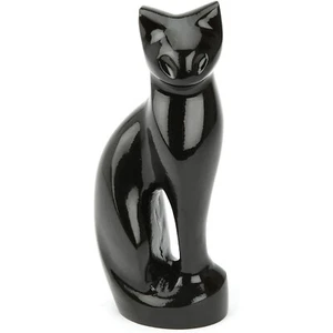 Black Cat urn Pet Urns For Ashes Funeral Memorial Figurine Gift For Cat Lover - Picture 1 of 5