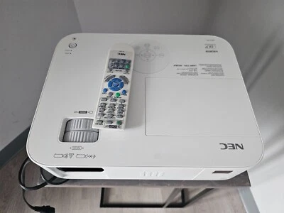 NEC M323X DLP Projector Professional 3200 ANSI HD HDMI 1080p Crestron w/Bundle  - Image 1 of 4