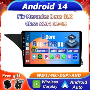 Für Mercedes Benz GLK Class X204 12-15 Autoradio GPS Navi CarPlay DAB+Android 14 - Bild 1 von 18