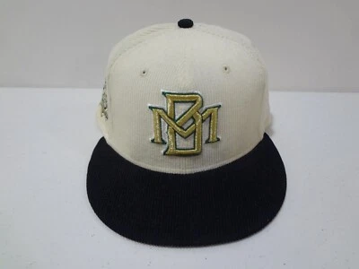 MLB Milwaukee Brewers Pana Equipada 7 1/2 Sombrero New Era 59FIFTY NUEVO 25 Aniversario Foto 1 de 4