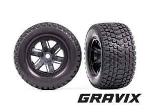TRAXXAS 7877 Gomme GRAVIX su Cerchio X-MAXX 7.4' x 4.0 Basso Profilo - Imagen 1 de 1