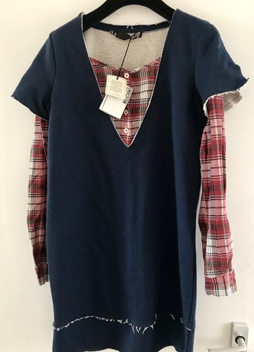 Amazing Love Moschino Felpa Abito Tunica Rete A Porter Taglia M