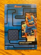2007-08 Bowman Draft Picks & Stars Dwight Howard Relic Insert #BR-DH Magic