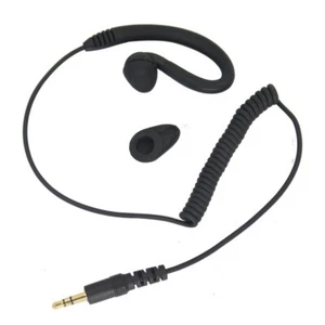 3,5 mm Pojedyncze słuchawki EarHook Walkie Talkie Mikrofon Pojedyncze słuchawki do słuchania - Zdjęcie 1 z 4