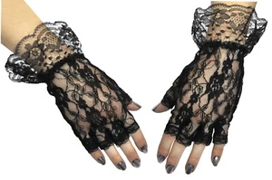 Gloves Black Fingerless 1 Sz - Picture 1 of 2