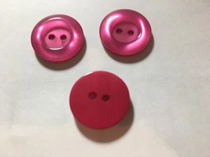 NEW 25 3/4 INCH CYBER PINK PEARL MIKE FINISH BUTTONS - Picture 1 of 3