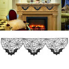 Bat Stove Cloth Spider Web Halloween Table Topper Fireplace