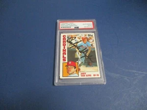 Andy Van Slyke Autographed Signed 1984 Topps Rookie Card #206 PSA Slab #84385136 - Picture 1 of 5