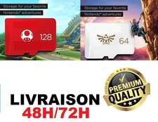 Carte Memoire Micro SD + Adaptateur Pour Nintendo Switch
