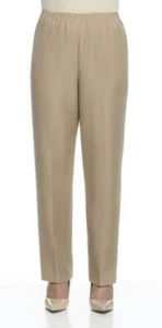 Alfred Dunner All Around Pull On Pants- NWT - Beige -Size 18 NWT - Picture 1 of 1
