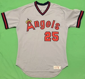 Vintage Goodman & Sons Tommy John California Angels MLB Game Issued Jersey Sz 46 - Picture 1 of 21