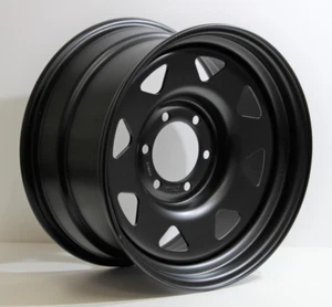 Fits TOYOTA HILUX 17"x9 Steel Wheels MATTE BLK +18 offset SET OF 4 - Picture 1 of 1
