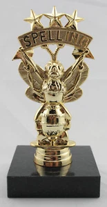 EDUCATION ACHIEVEMENT AWARD SPELLING CHILDREN TROPHY PERSONALISED ENGRAVED GIFT - Picture 1 of 1