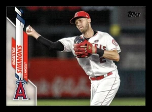 2020 Topps Series 2 #423 Andrelton Simmons Los Angeles Angels Baseball Card - Picture 1 of 2