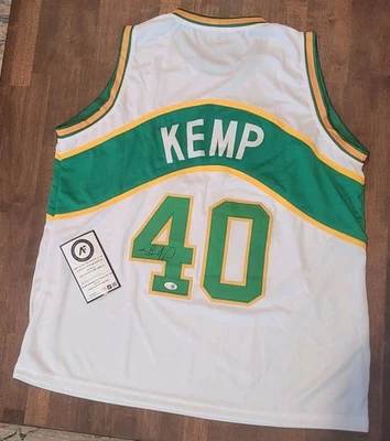 Autographed Shawn Kemp White Jersey - Image 1 of 4