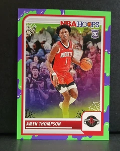 2023-24 Panini Haunted Hoops - Amen Thompson #86 Slime (RC) - Picture 1 of 2
