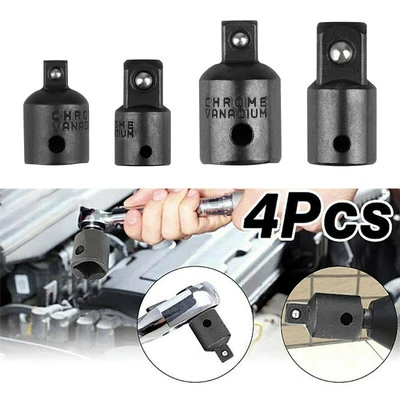 Pack of 4 Drive Ratchet Socket Adapter Reducer Converter CR-V for Car Garage - Image 1 of 4
