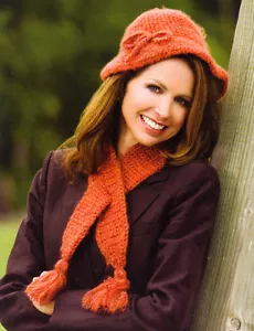 CLASSIC Copper Hat & Scarf/Apparel/Crochet Pattern INSTRUCTIONS ONLY - Picture 1 of 1