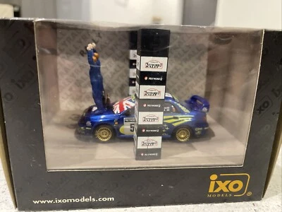 1/43 Subaru Impreza WRC  Network Q Rally 2001  World Champion Podium - R.Burns - Image 1 of 4