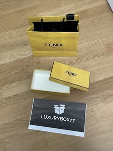FENDI scatola box originale Portafoglio Cintura Ecc Inclusa Shopper Bag - Foto 1 di 1