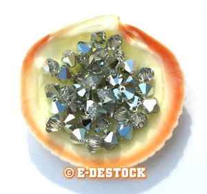 19 Kreiselperlen 6 mm Swarovski Kristall - CRYSTAL CAL - Bild 1 von 1
