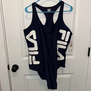 Fila St Tropez One Piece 3x Swimsuit Blue Swimwear New - Picture 1 of 6