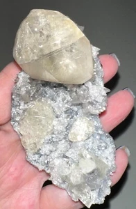 Diamond Calcite Specimen,Quartz Crystal,Metaphysical,Unique,Decor, - Picture 1 of 10