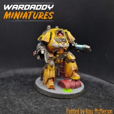 Pro Painted Warhammer 40k imperial fists contemptor Dreadnaught Forge world GW - Изображение 1 из 3