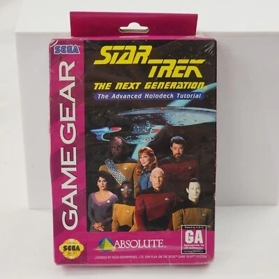 Star Trek: The Next Generation The Advanced Holodeck Tutorial Sega Game Gear New - Image 1 of 4