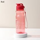 Travel Multi-color Transparent Plastic Water Cup Large Capacity Water Bottle