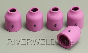 TIG KIT 9 20 24 25 Series welding Torch Consumable Alumina Nozzles 5# 53N59 5pcs - Picture 1 of 1